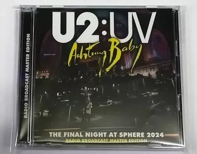 U2 Newer One THE FINAL NIGHT AT SPHERE 2024 BROADCAST MASTER EDITION 2CD Silver • £61.20