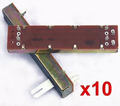 £63.99 • Buy Citronic 2x10K Fader Slider Potentiometer Pot. Knob Mixer DJ Twin Deck Parts X10