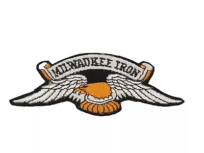 Vintage Milwaukee Iron Motorcycle Iron On Patch Biker Harley Davidson 1980-90's  • $7.95