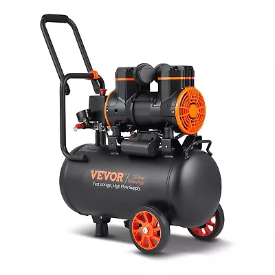 6.3 Gallon 1450W Air Compressor 3.35 CFM@ 90PSI 70 DB Ultra Quiet Oil Free • $222.29