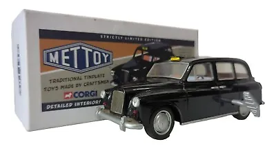 Corgi Mettoy Clockwork Windup Tinplate Austin Fx4 London Taxi Mt00102 Boxed • £50