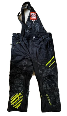 $150 • Buy Arctiva Comp S8 Mens Insulated Snowmobile Bibs Black/Green  -XL