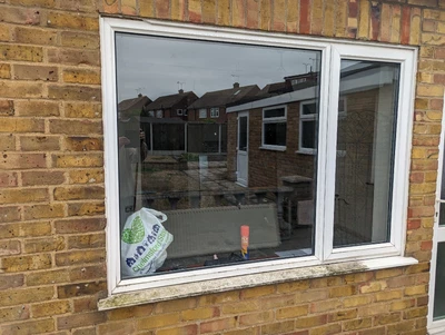 £45 • Buy DOUBLE GLAZED WHITE UPVC WINDOW 1810mm X 1350mm INCL CILL