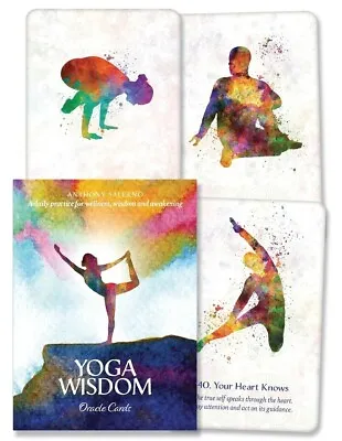 £16.95 • Buy Yoga Wisdom Oracle Cards & Guidebook By Anthony Salerno And Pablo Romero
