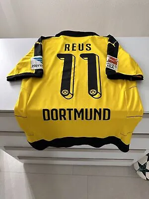 Borussia Dortmund BVB Matchworn Jersey Bundesliga 2015/2016 Marco Reus • $627.88