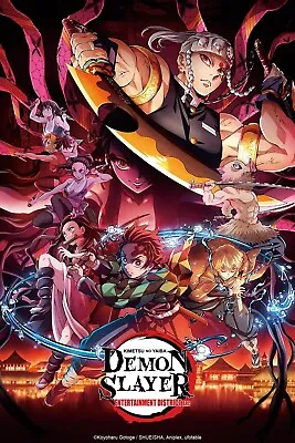 Demon Slayer Entertainment District Arc Tengen Uzui Poster 15x22 Tanjiro Flashy • $14.99