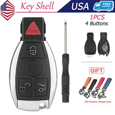 For Mercedes Benz C Cl E Gl Ml S Class Remote Smart Key Fob Case Shell Cover • $11.75