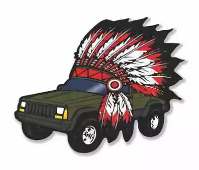 Cherokee Military Olive  Chief Hat  Precision Cut Decal • $3.99