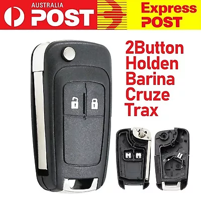 2B Key Case Shell For Holden Replacement Cruze Barina Trax Colorado Key Remote • $10.52