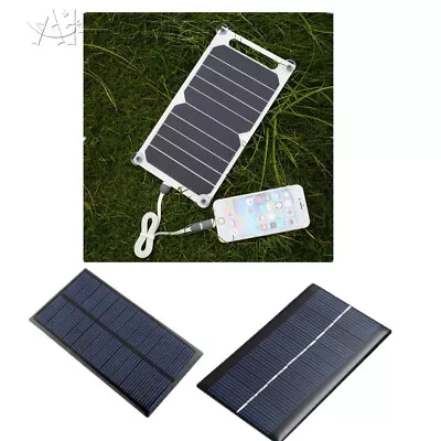 Solar Power Charger Charging Panel Board 5V 10W/6V 1W USB Solar Module Portable • £5.99