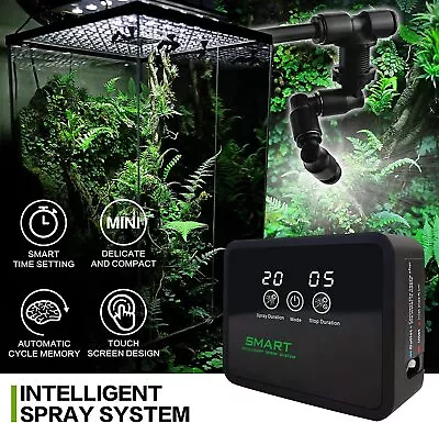 Reptile Fogger Smart Spray System Automatic With Timer Mister 360°Adjustable • $36.99