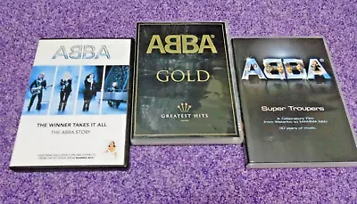 ABBA Bundle (Gold / Winner Takes It / Super Troupers) - 3x DVD - Region 2 - VGC • £5.99