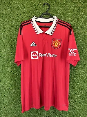 Manchester United Dubbsy 2022/2023 Football Shirt Jersey Home Adidas Size Xxl • $12.74