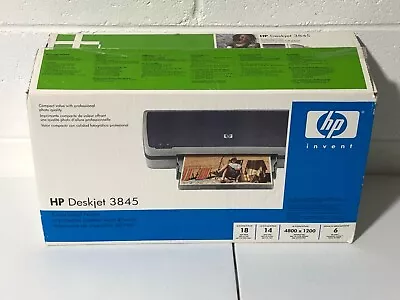 HP DeskJet 3845 C9037A Color Inkjet Compact Photo Quality Printer Open Box NEW • $119.99