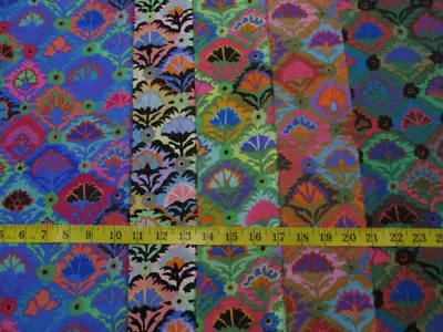 Quilt Fabric - Kaffe Fassett - Step Flower - 5 Fat Quarters • $16