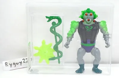 MOTU Snake Face AFA 85 Masters Of The Universe Complete He-Man Figure • $325