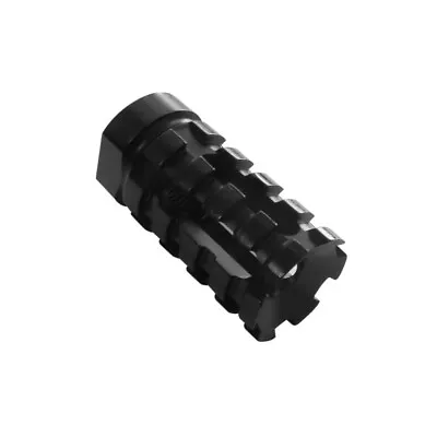 1/2x28 Steel Compensator 5.56 .223 .22lr Muzzle Brake Black Nitride • $29.99