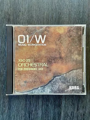 Korg O1/W Music Workstation XSC-2S Orchestral PCM Performance Data Cards • $100