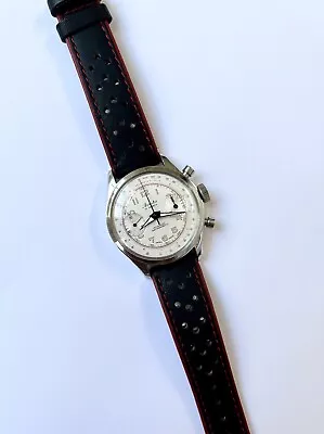 Vintage 1960s Aristo Chronograph Watch Swiss Valjoux 22 Movement Running • $898