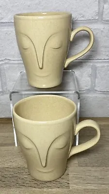 X2 Vintage Bournvita Sweet Dreams Ceramic Face Mug Cadburys Collectable Set Of 2 • £24.99