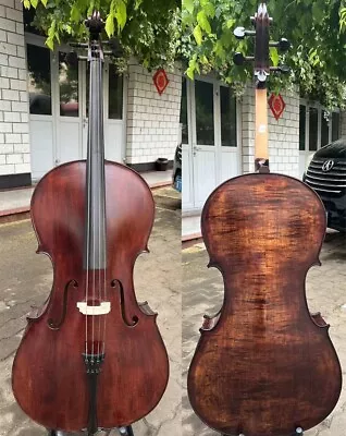 Vintage Finishes Master 4/4 CelloLound Deep Bass ToneSpruce Maple Wood #15700 • $899