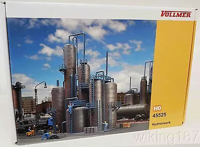 Vollmer #45525 NEW Mint In Box HO 1/87 Scale KIT Chemical/Oil Refinery Plant • $71.99