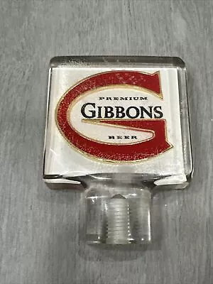 Vintage Gibbons Premium Beer Tap Handle Barware Advertising Man Cave • $28.50