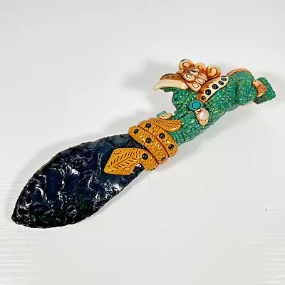 Mesoamerican Aztec Maya Obsidian Sacrifice Knife - One Of A Kind - Read Descrip • $0.01