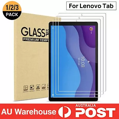 For Lenovo Tab M10 HD FHD Plus M11 M9 M8 M7 P11 Tempered Glass Screen Protector • $8.85