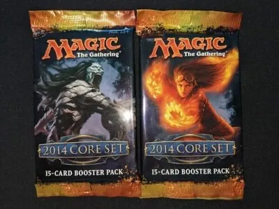 MTG- 1x (Up To 10 Packs) Magic 2014 Booster Packs - M14 Booster -Factory Sealed • $8.99