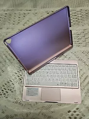 Backlit Touchpad Keyboard Case Cover With 360 Rotate Pad 7th Gen Rose Gold • $19.99