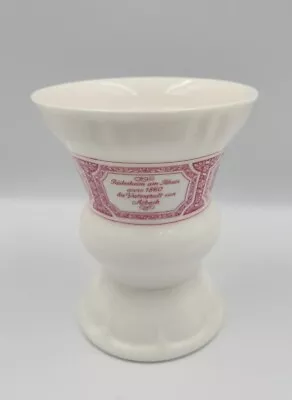 Vintage Heinrich W. Germany Porcelain Goblet 4.5  RUDESHEIM  RHEIN ANNO 1860 • $16