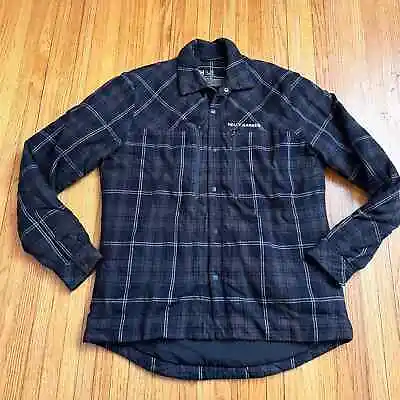 Helly Hansen Jacket Mens Large Primaloft Insulated Plaid Flannel Artic Snap  • $45