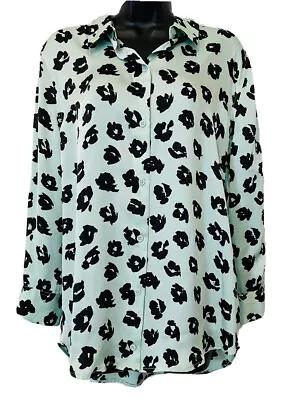 £24.45 • Buy EQUIPMENT~  MINT GREEN & BLACK SHIRT ~ Size XL  NEW $198