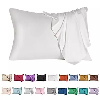 Mulberry Silk Pillowcase For Hair And SkinStandard Size Cooling Silk Pillow • $13.59