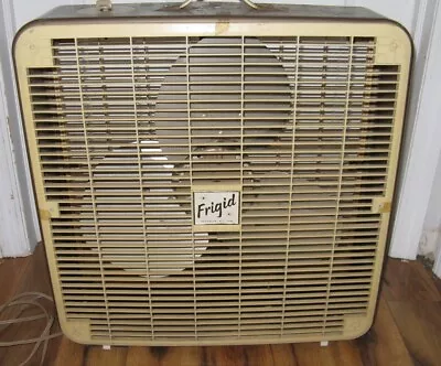 Vintage Frigid 3 Speed Box Fan Made In USA Model SP20 Brooklyn New York Rare • $109.99