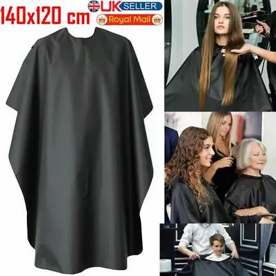 £3.20 • Buy Professional Hair Cutting Apron Salon Barber Hairdressing Cut Gown Black Cape