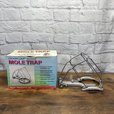 Vintage Choker Loop Mole Trap Nash Products Rodent Control W/ Box Model CL-1 • $19.99