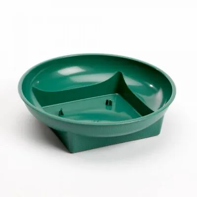  Plastic Square Round Green Bowl Posy Dish Pack Of 10 Extra Large Arrangements  • £7.99