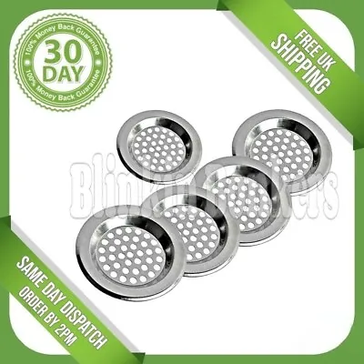 £3.39 • Buy 5 Sink Strainers Stainless Steel Kitchen Shower Bath Plug Hole Stop Hair Trap