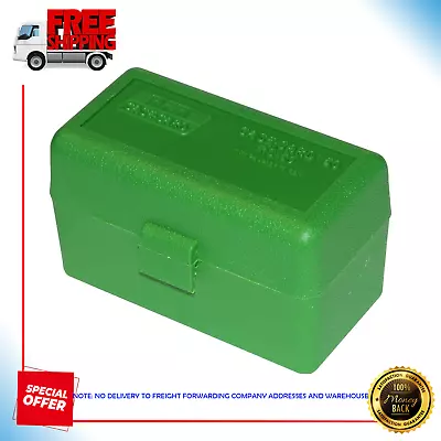 MTM 50 Round Rifle Ammo Box 17 204 223 5.56x45 6x47 • $5.50