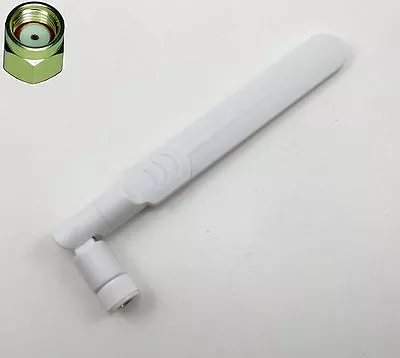 5dBi White Dual-band Dipole 2.4/5.8GHz AC Mode Paddle High Gain Omni Antenna • $6.89