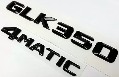 #1 Black Glk350+4matic Mercedes Rear Trunk Emblem Badge Nameplate Decal Number • $22.99