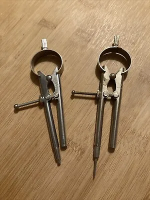 Vintage Metal Drafting Compass Lot Of 2 Made In Japan Engineering Art Architect  • $20.50