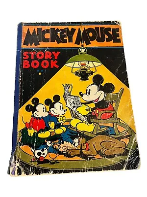 Rare 1931 Mickey Mouse Story Book - Walt Disney - First Edition Paperback • $69.99