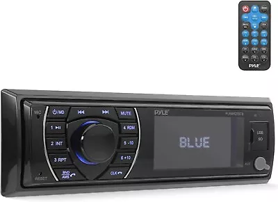 Bluetooth Marine Receiver Stereo 12V LCD Single DIN Boat In Dash Radio Receiver • $49.99