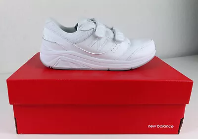 New Balance Womens Hook And Loop Leather Walking Shoes Sneakers 6 Narrow (AAN) • $14