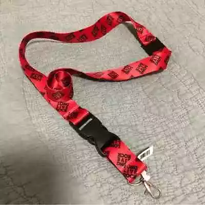 BNWT Rock & Roll Hall Of Fame Red & Black Lanyard “Long Live Rock” • $9.99