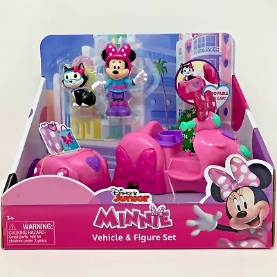 Disney Junior Minnie Mouse Vehicle & Figure Removeable Side Car Pink New • $21.99