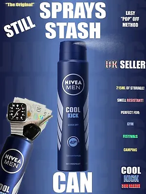 £14.99 • Buy [ACTUALLY SPRAYS] Stash Can/Hidden Safe Deodorant Secret Compartment